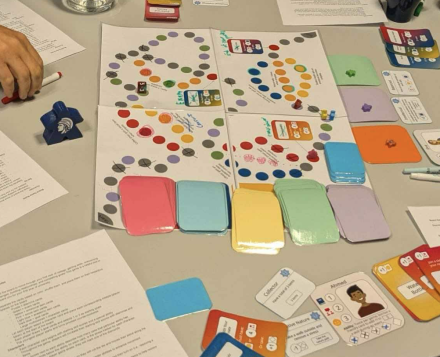 A picture of the boardgame